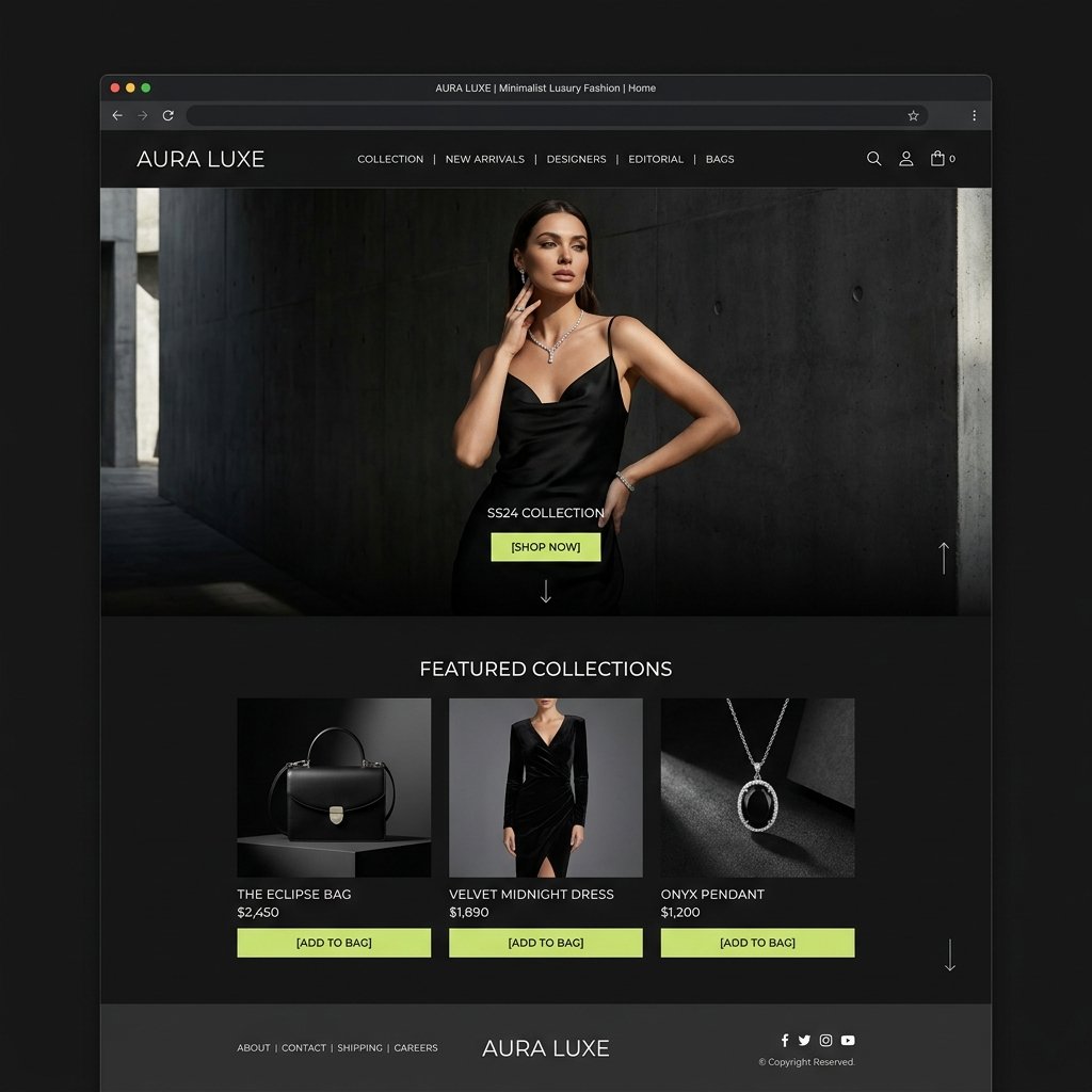Maison Noir — Luxury e-commerce platform